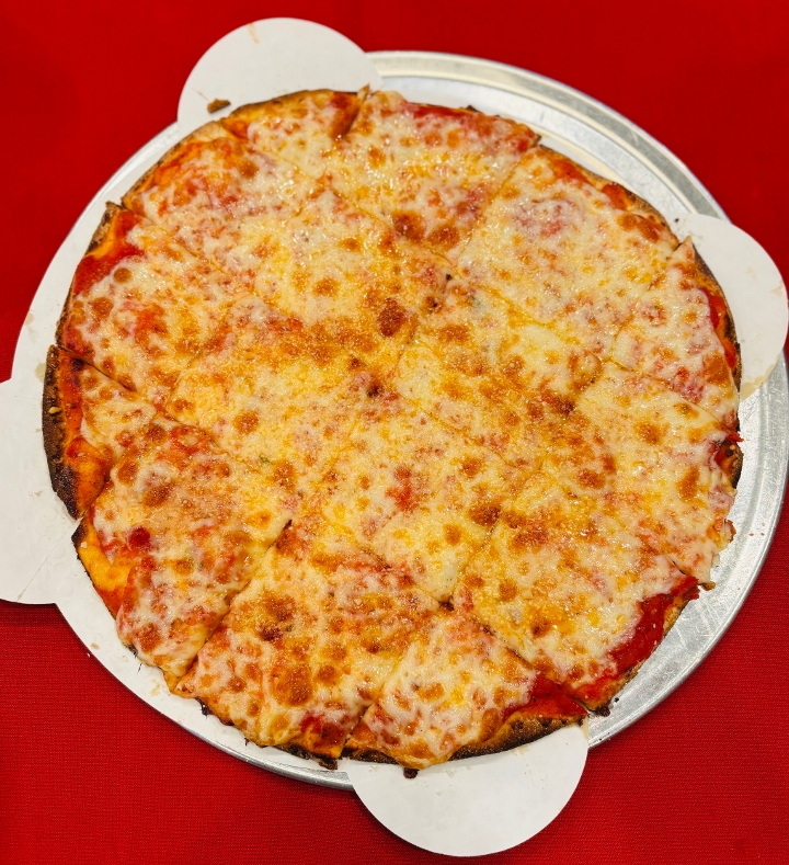 CHICAGO THIN  CHEESE PIZZA.