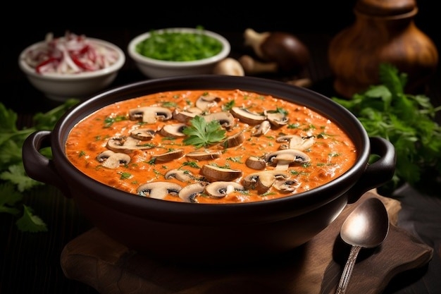 Mushroom Masala.