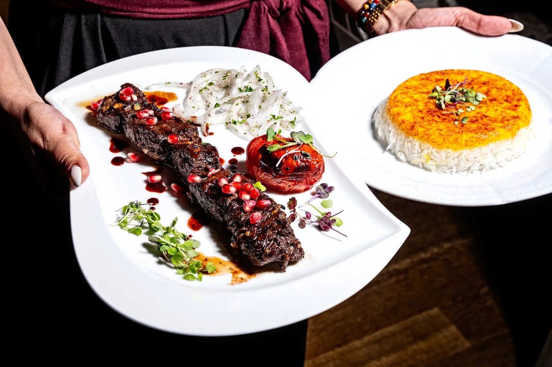 Kabob-E-Torsh (Marinated Ribeye Steak).