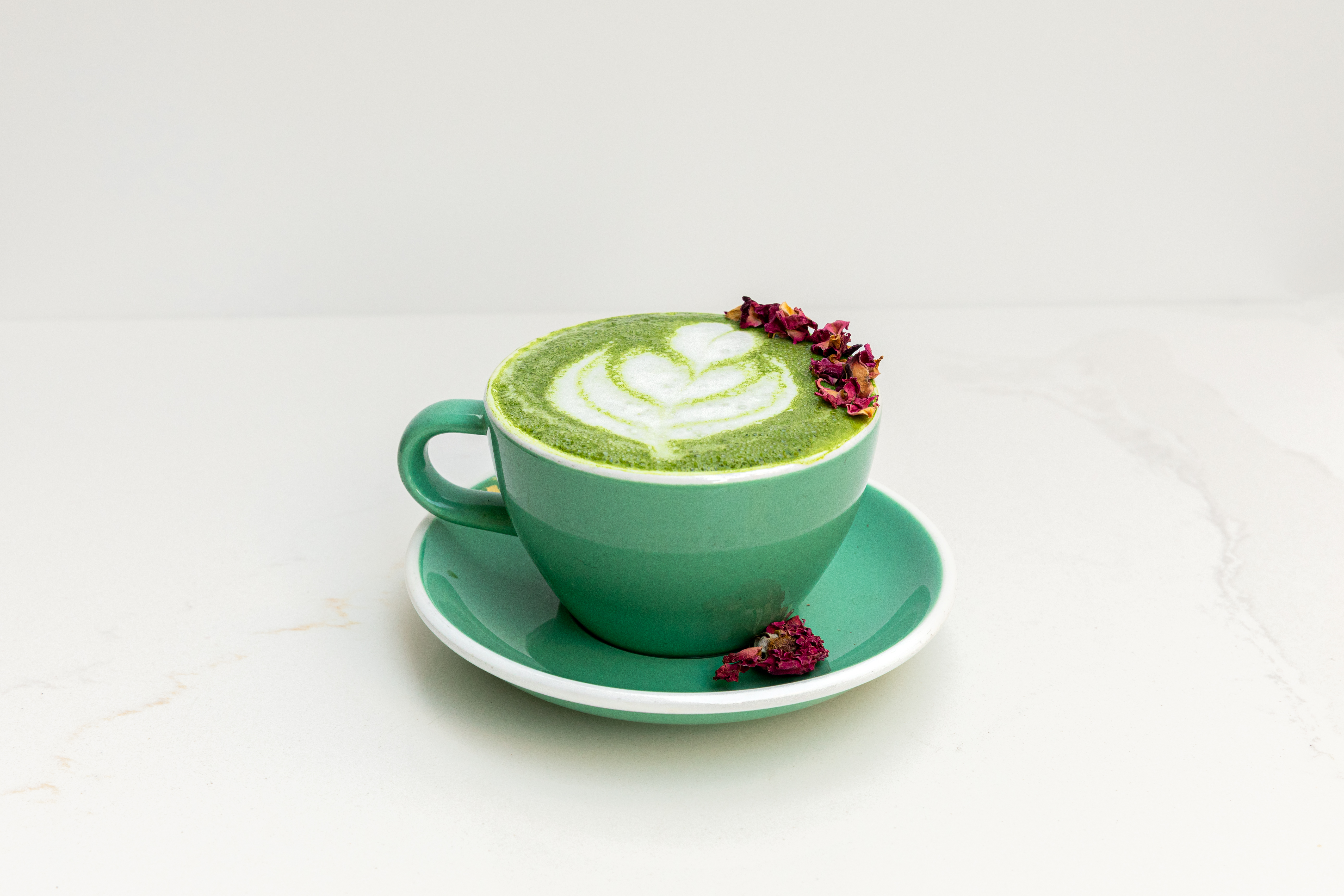 Rose Matcha Latte