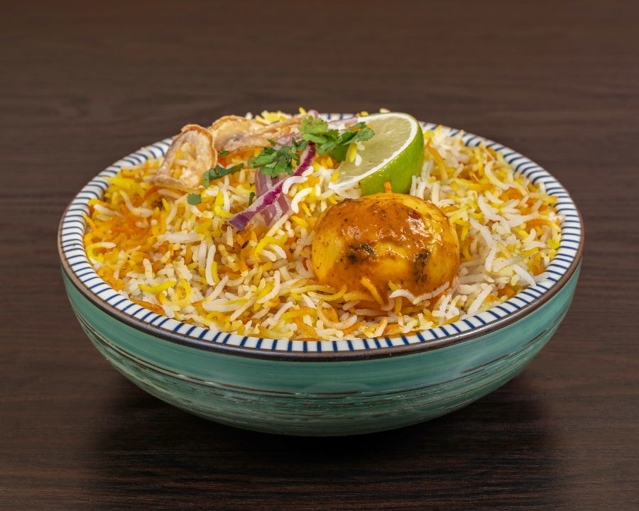 Egg Biryani.