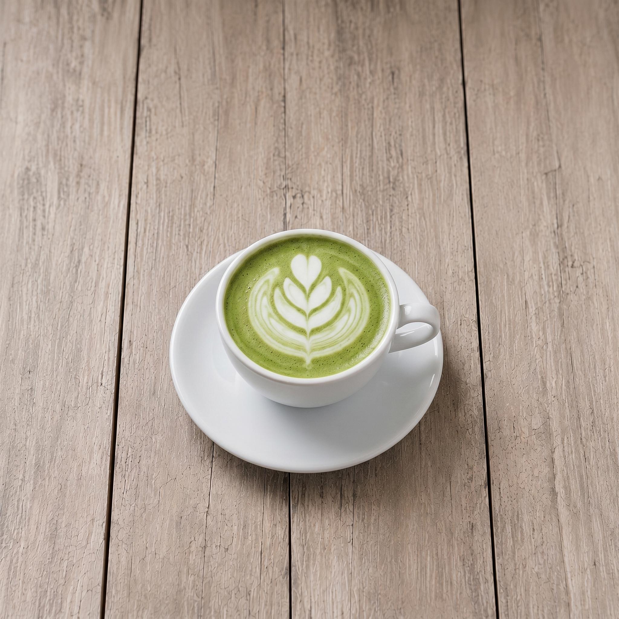 Hot Matcha Latte.