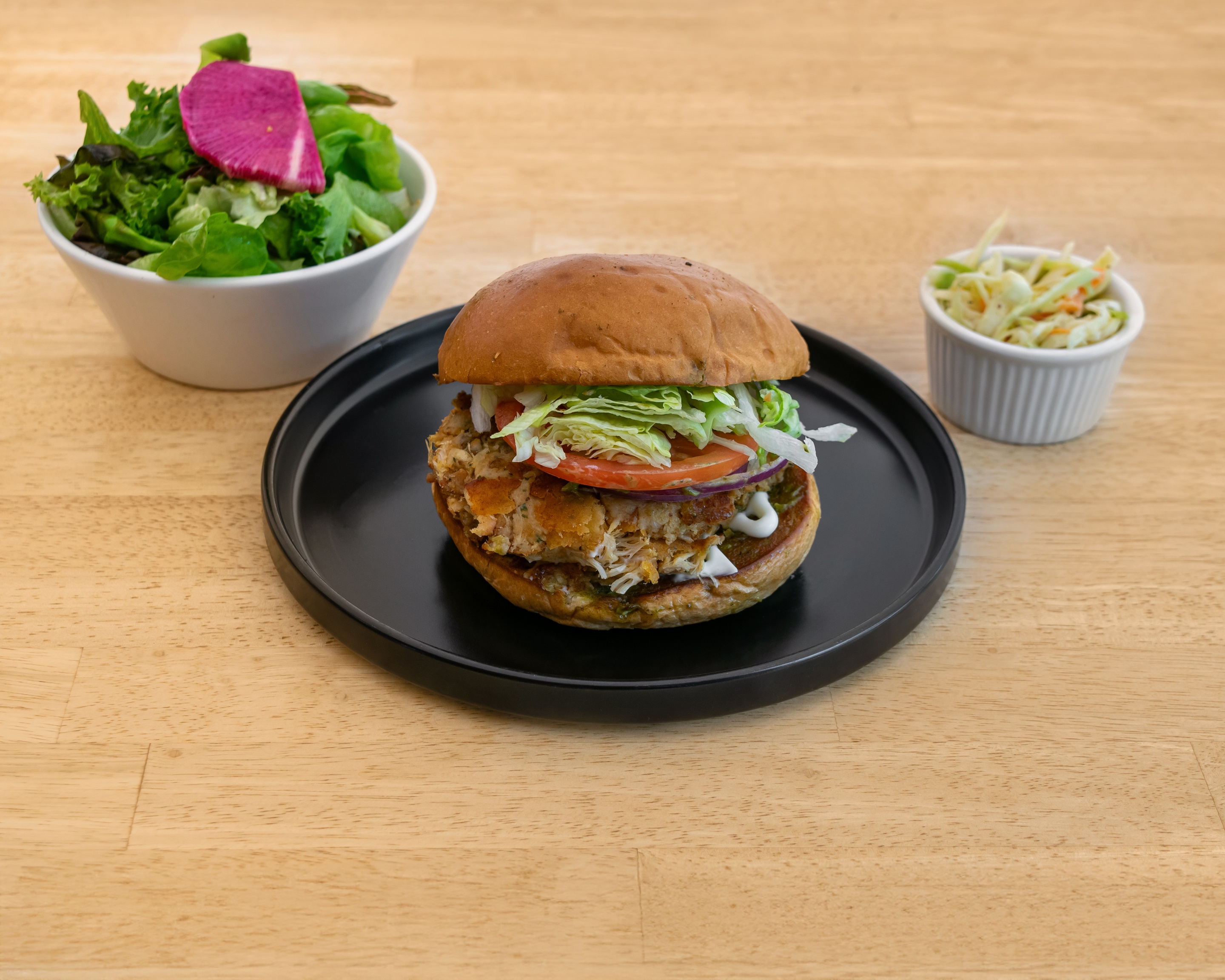 Crab Cake Sandwich.