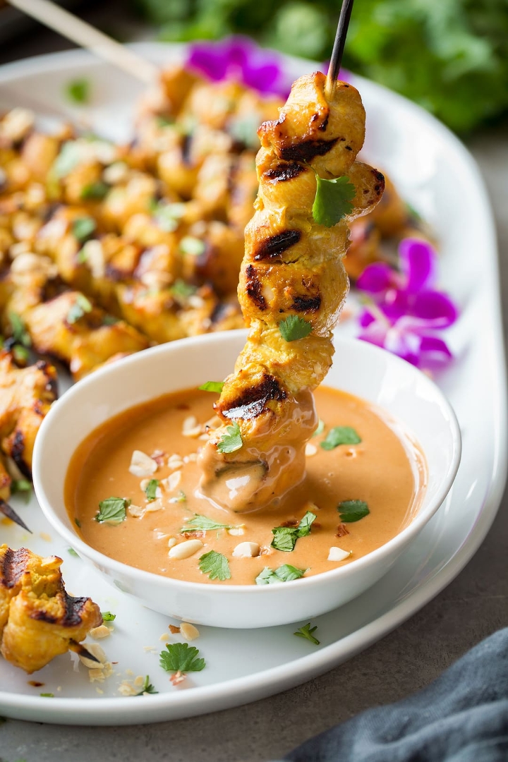 Chicken Satay (4pcs).