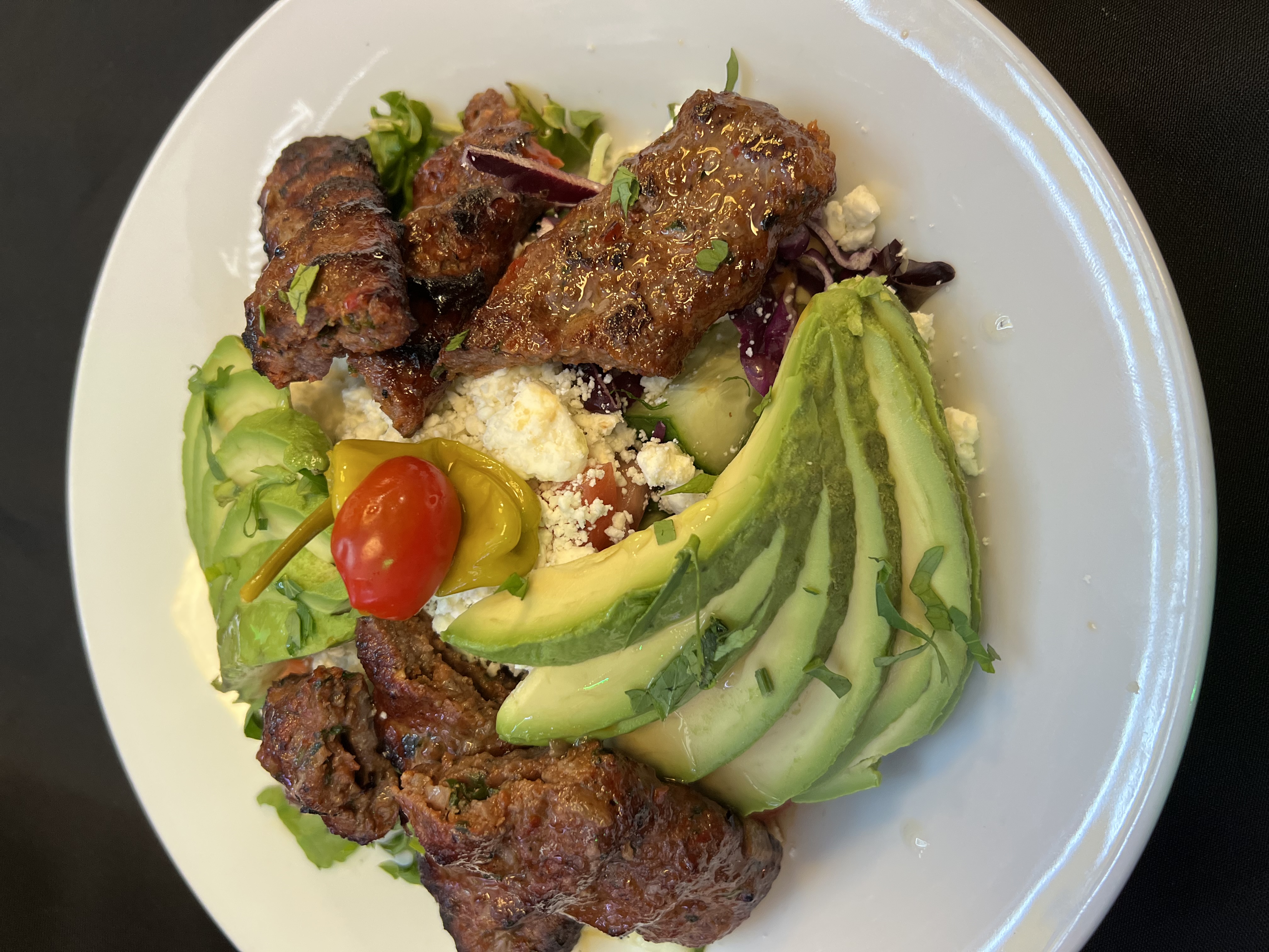 Kefta Kabob Salad.