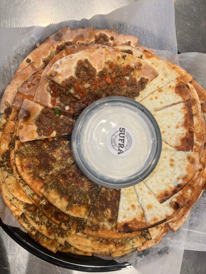 Manousheh Platter (serves 8-10).