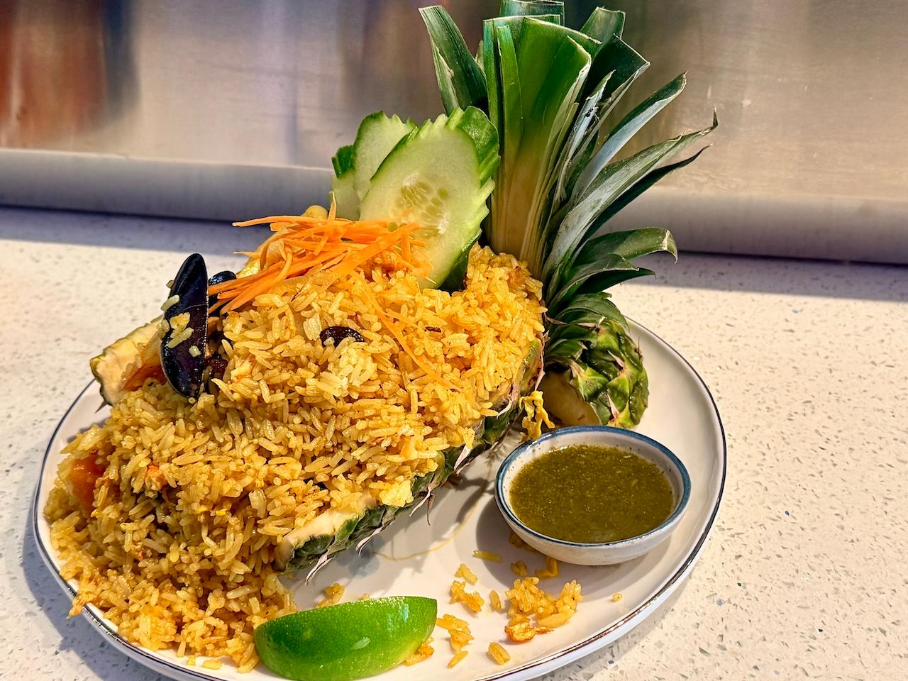 Pineapple Fried Rice.