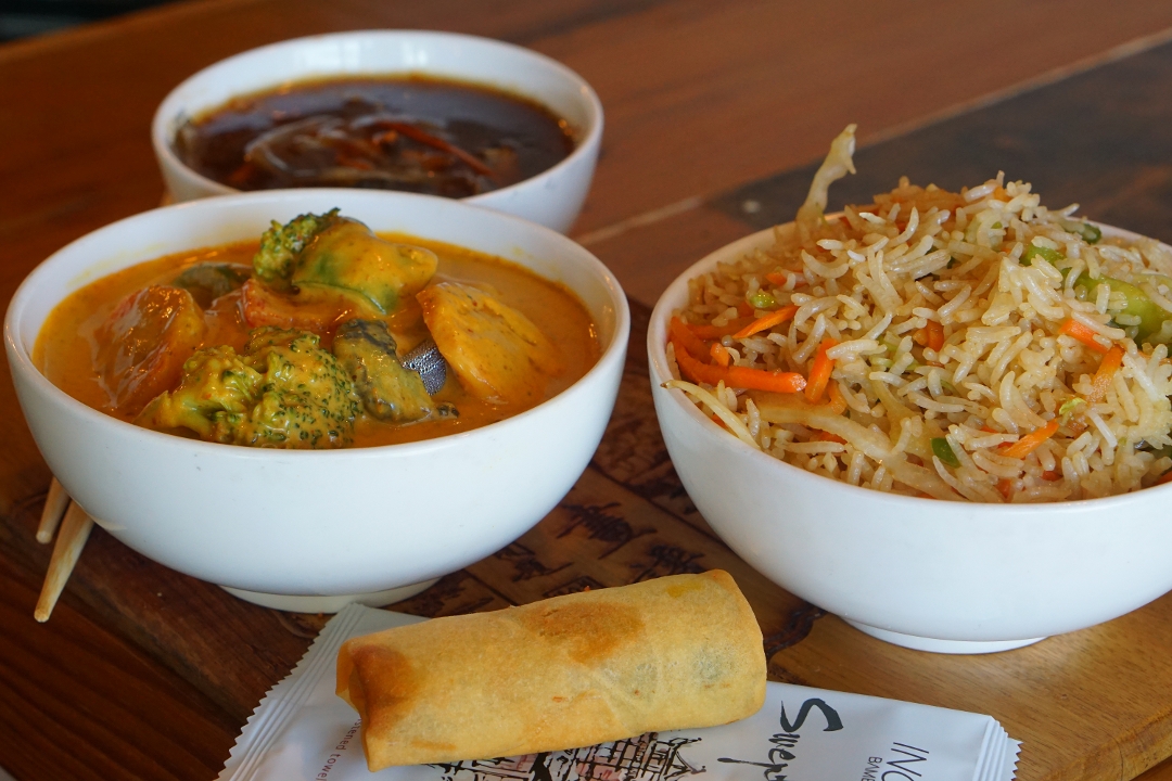 Thai Yellow Curry Lunch.