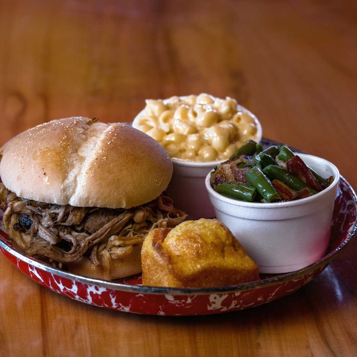 Pulled Pork Sandwich.