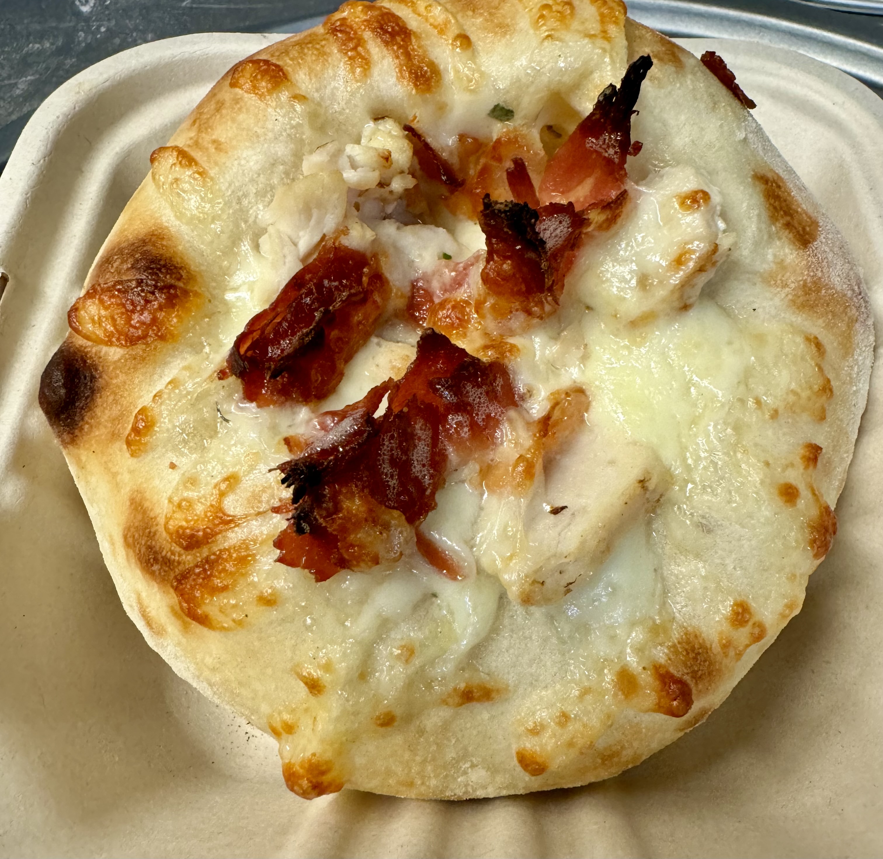 Chicken Bacon Ranch Bialy.