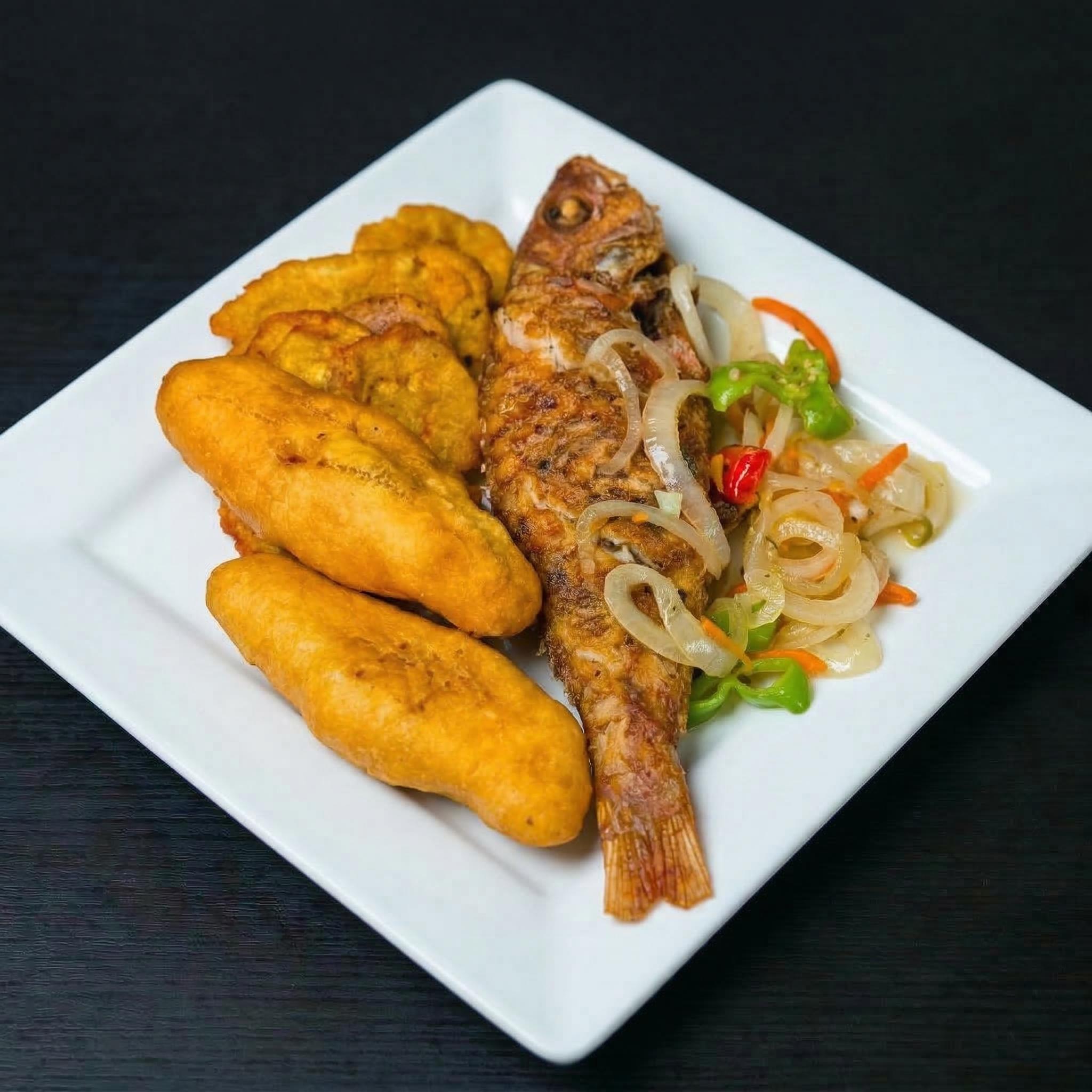 Island Style Escovitch Red Snapper.
