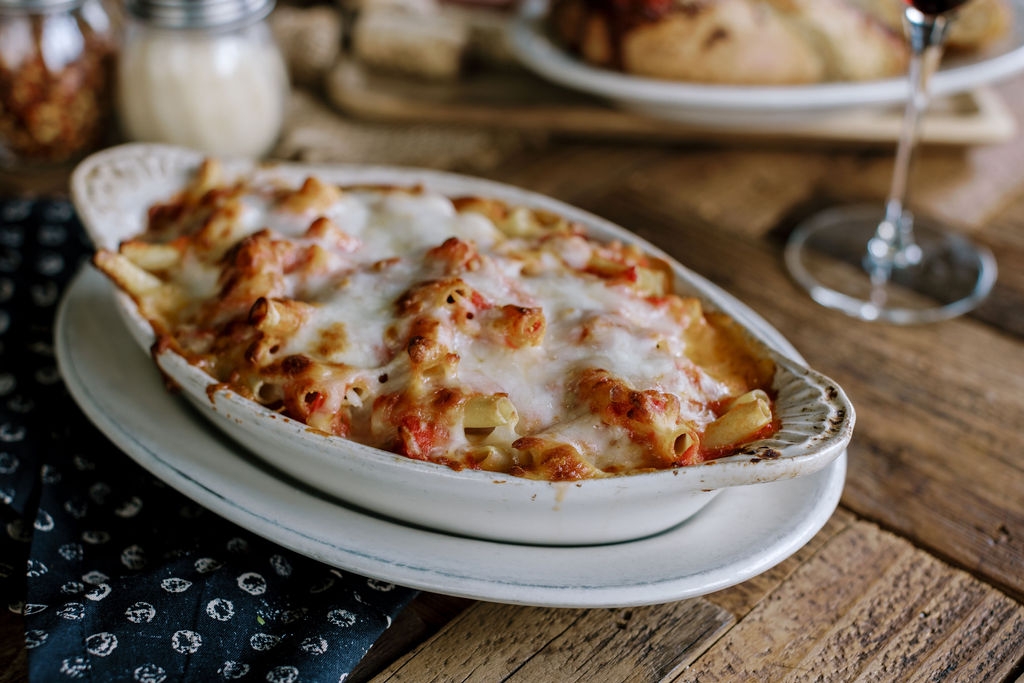 Baked Pasta Ziti.
