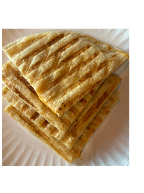 Just Cheese quesadilla.