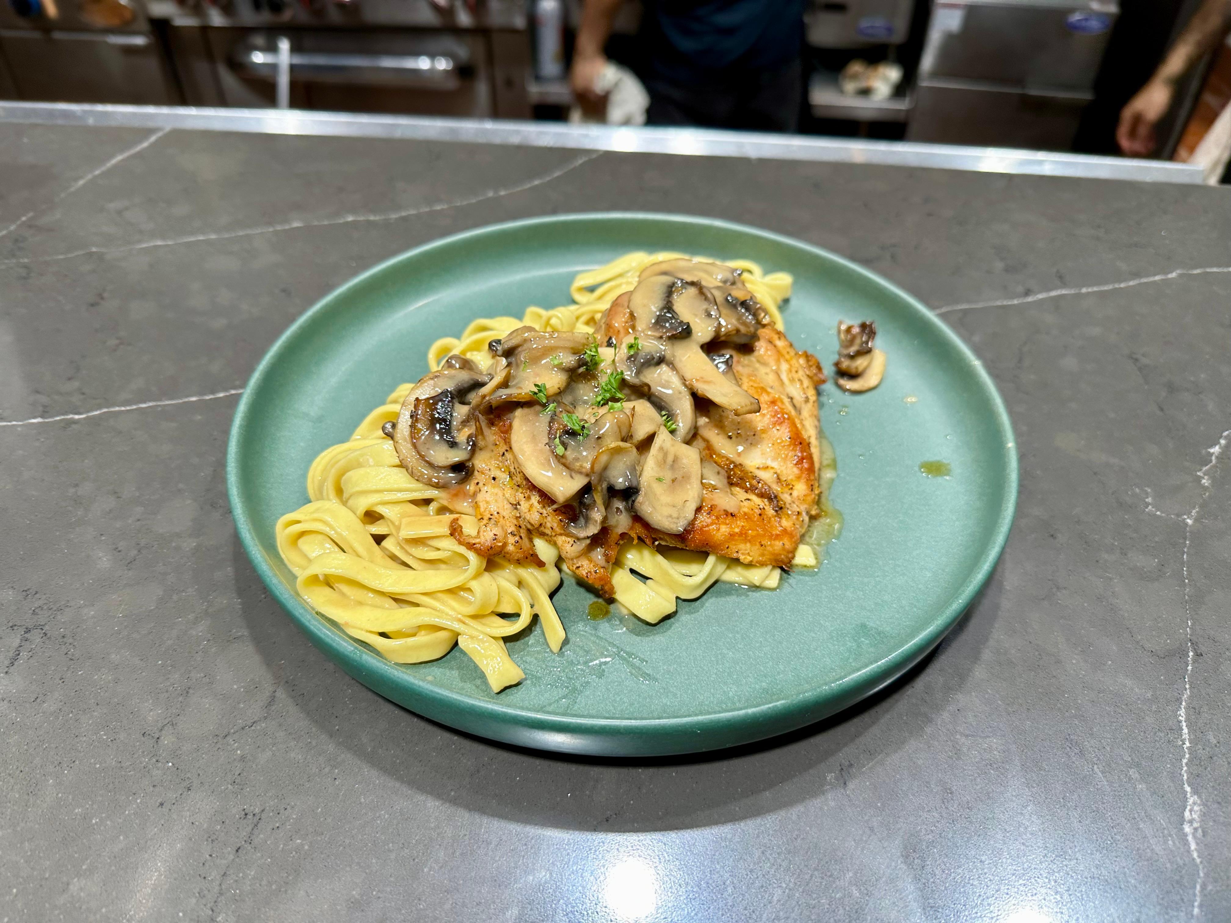 Chicken Marsala.