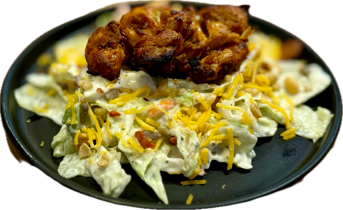 Charcoal Chicken Tikka Salad.