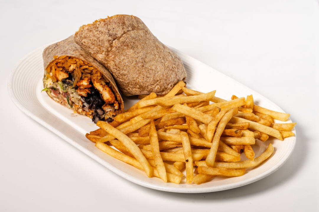 Cali Style Burrito.
