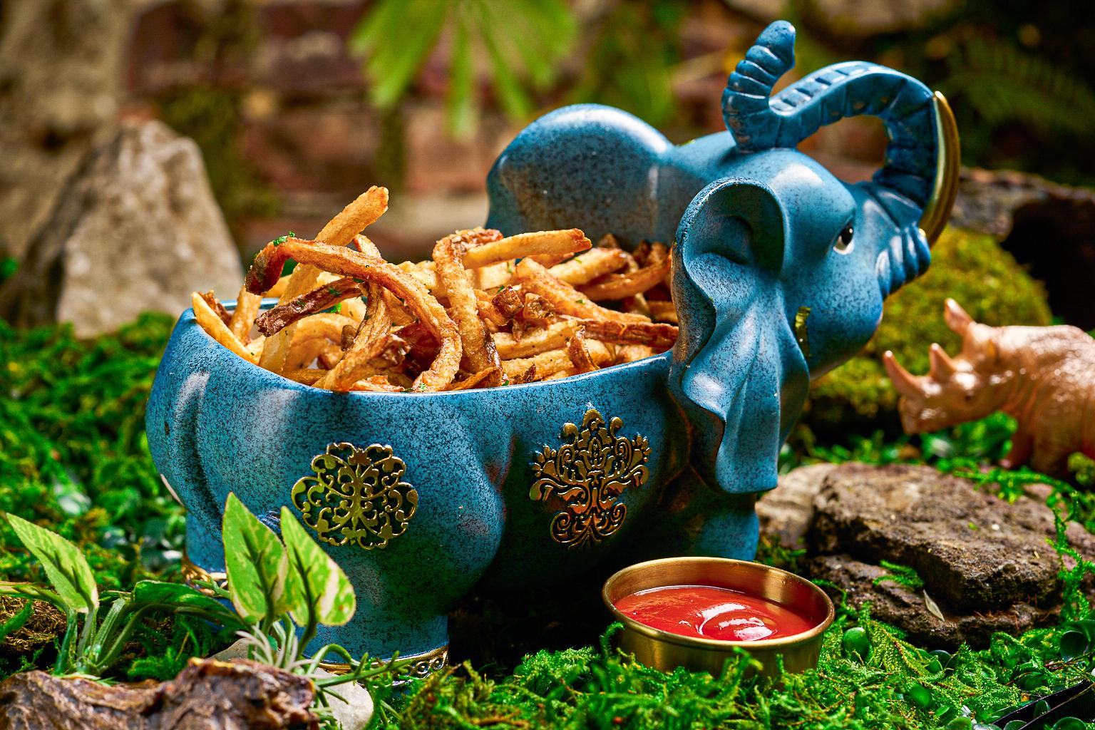 Hand-Cut French Fries.