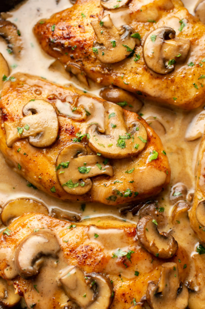 Chicken Marsala.
