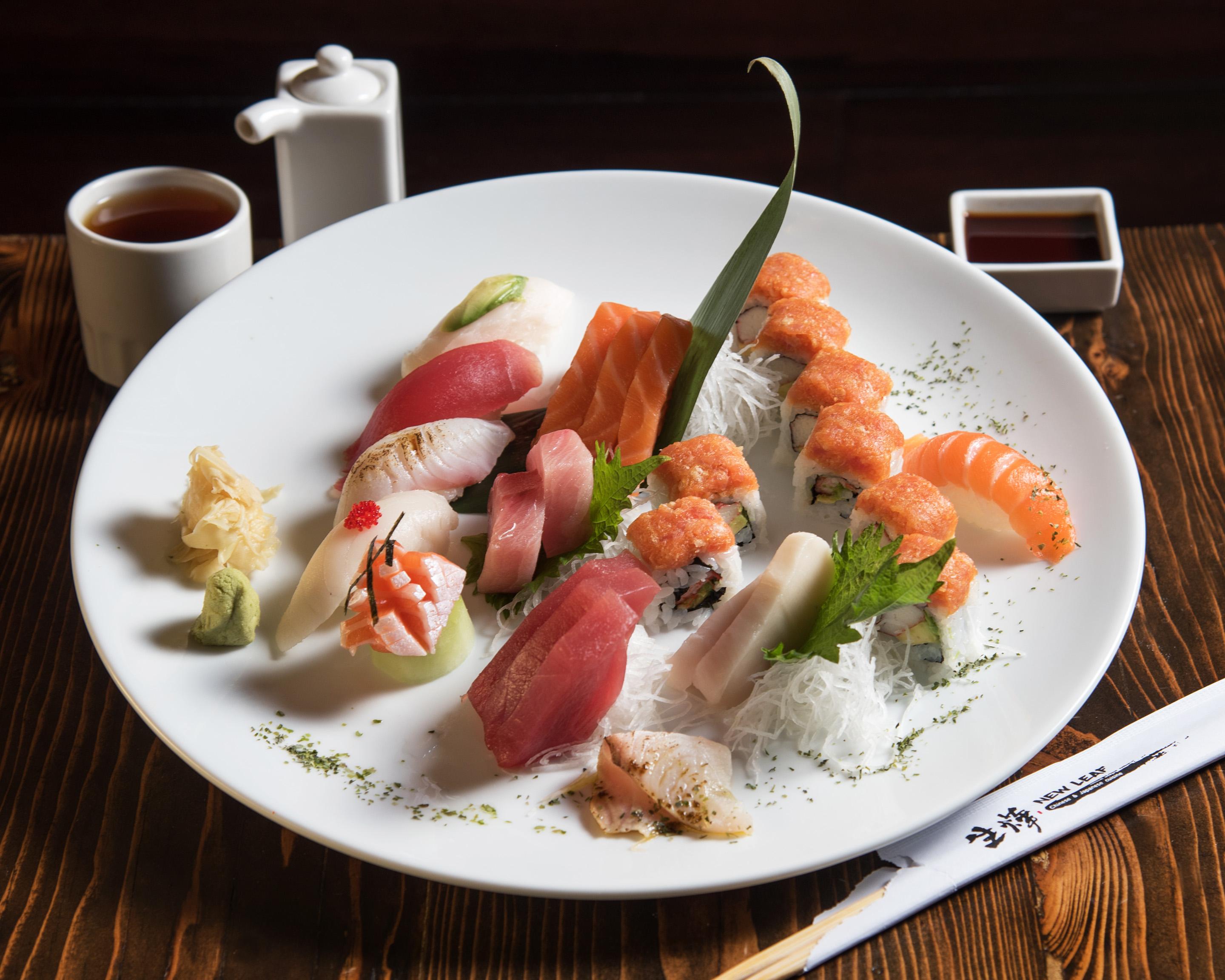 Sushi & Sashimi Combination.