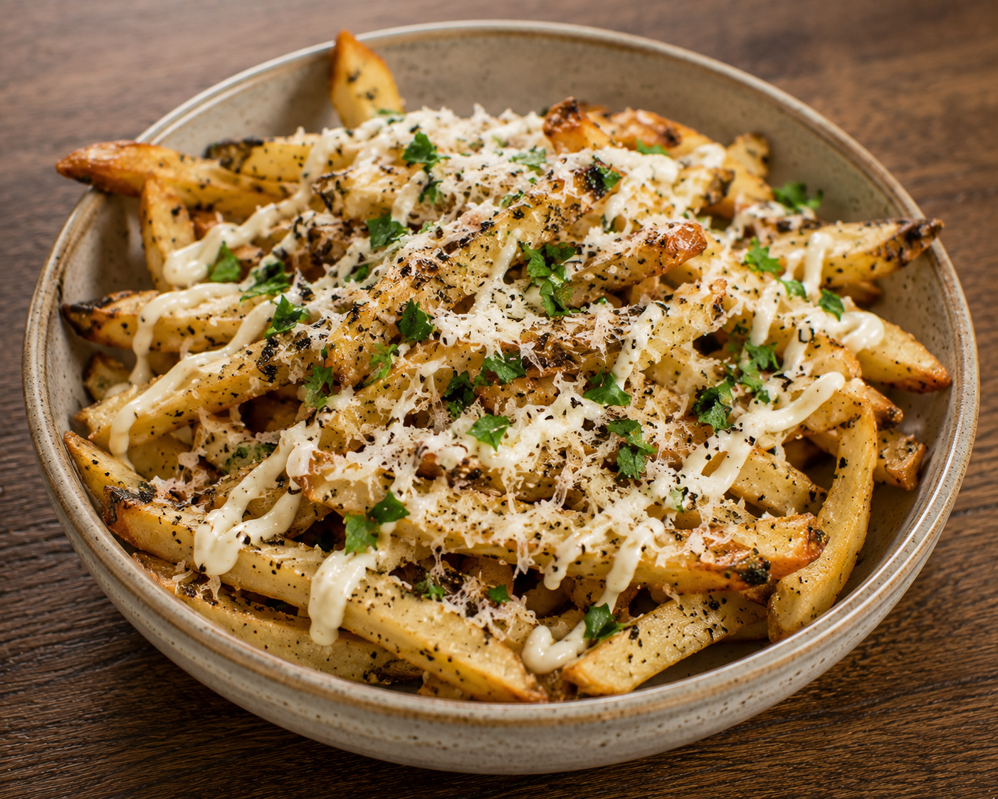 Truffle Parmesan Fries.