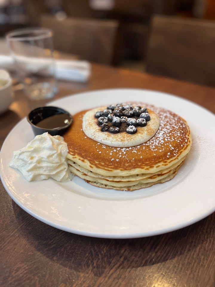 Lemon Blueberry Pancakes.