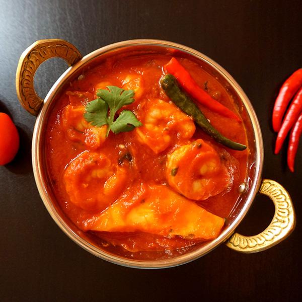 Shrimp Vindaloo.