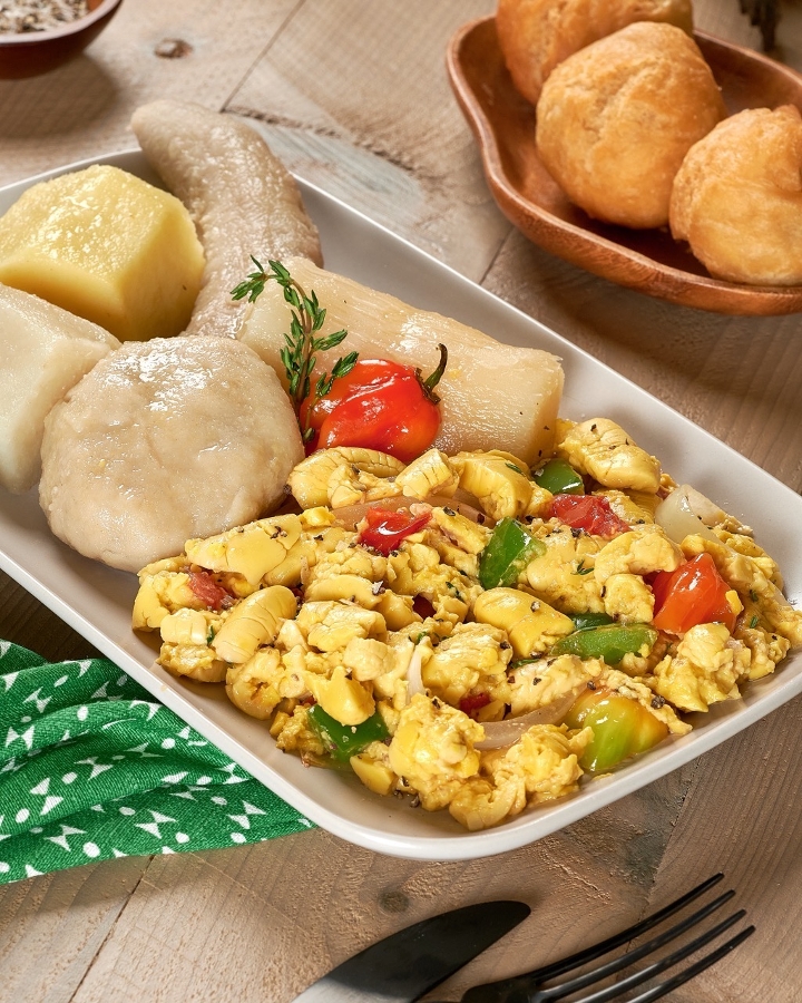 Ackee & Saltfish.