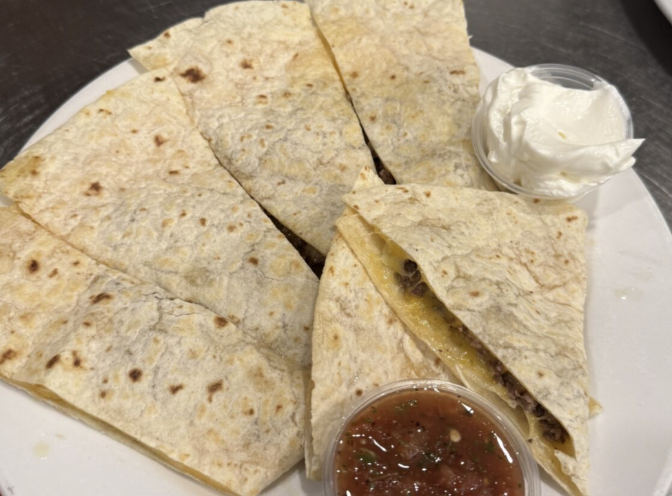Cheese Quesadilla.