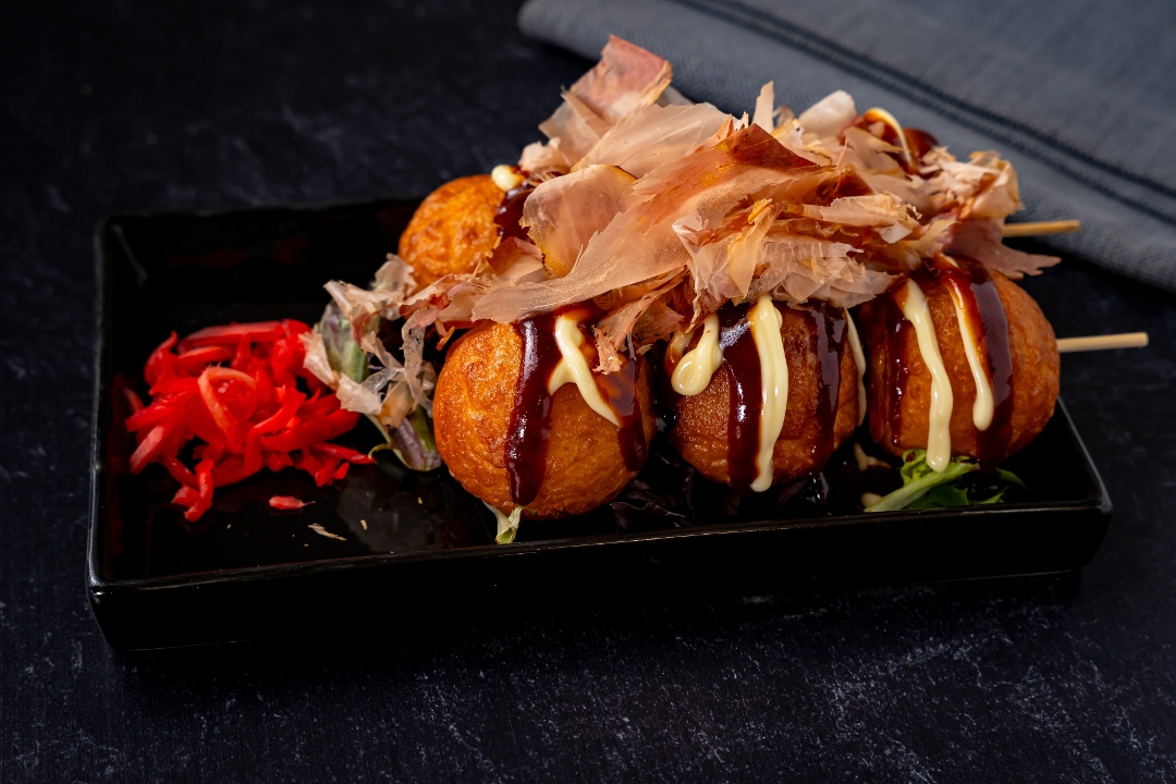 Takoyaki.