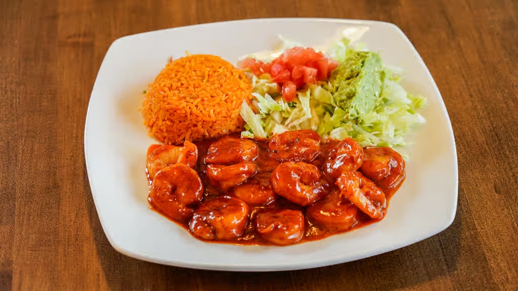 Camarones al Chipotle.