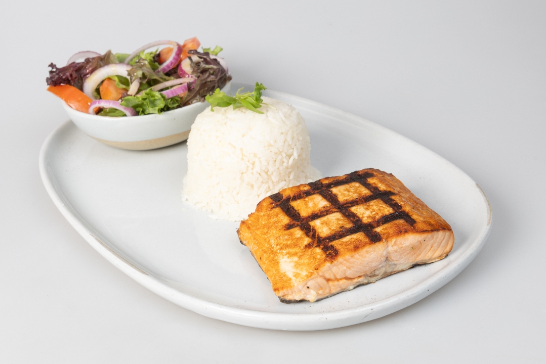 Salmon On Grill.