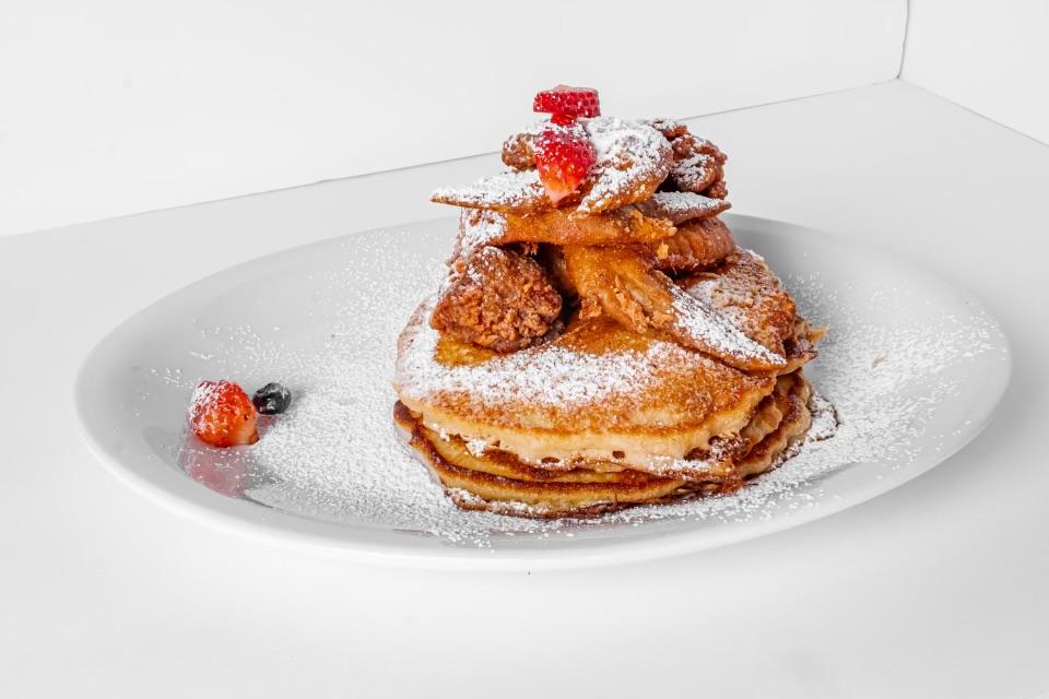 Chicken & Pancakes.