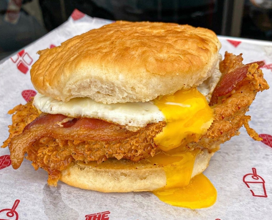 Honey Butter Chicken Biscuit.