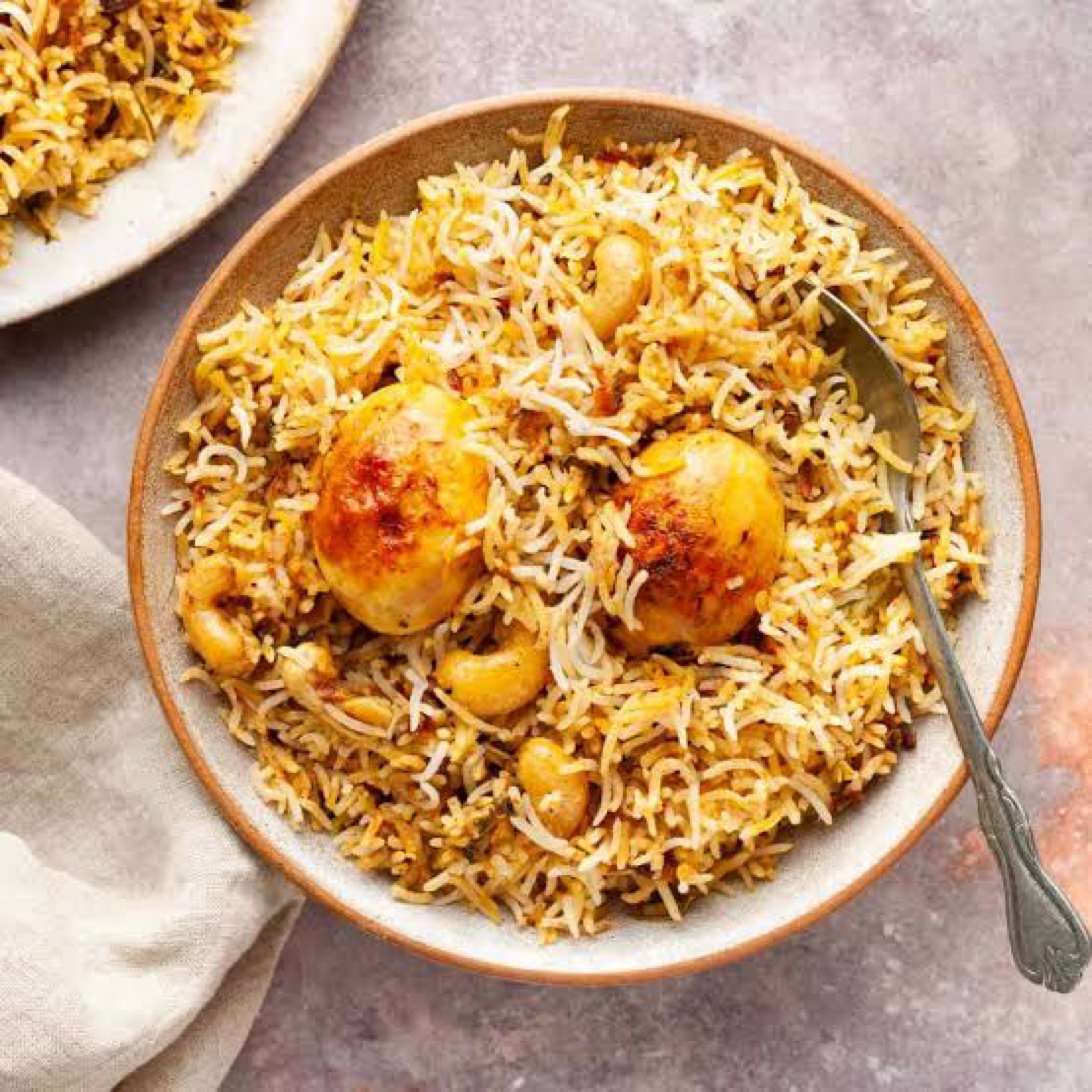 Egg Biryani.