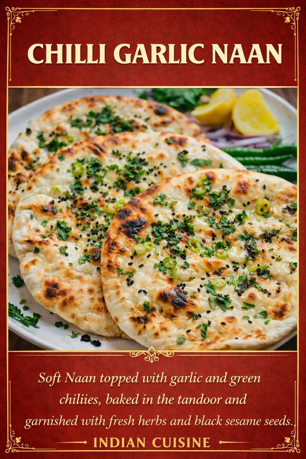 Chilly Garlic Naan.