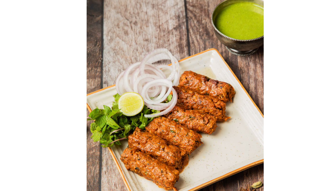 Chicken Seekh Kabab.