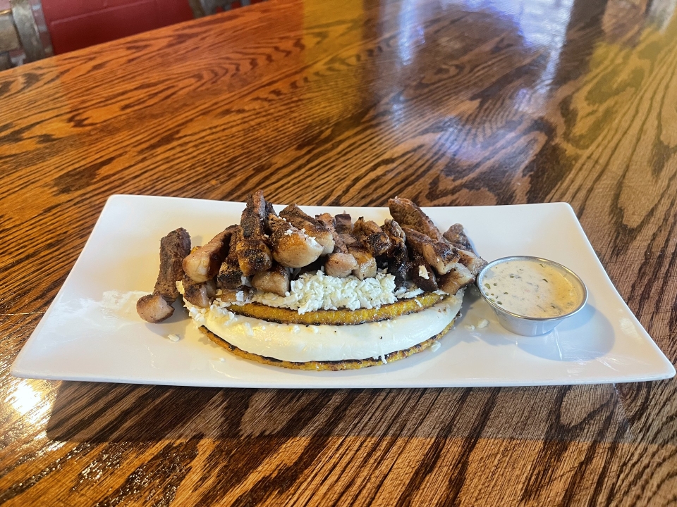 Cachapa con Queso & Picanha.