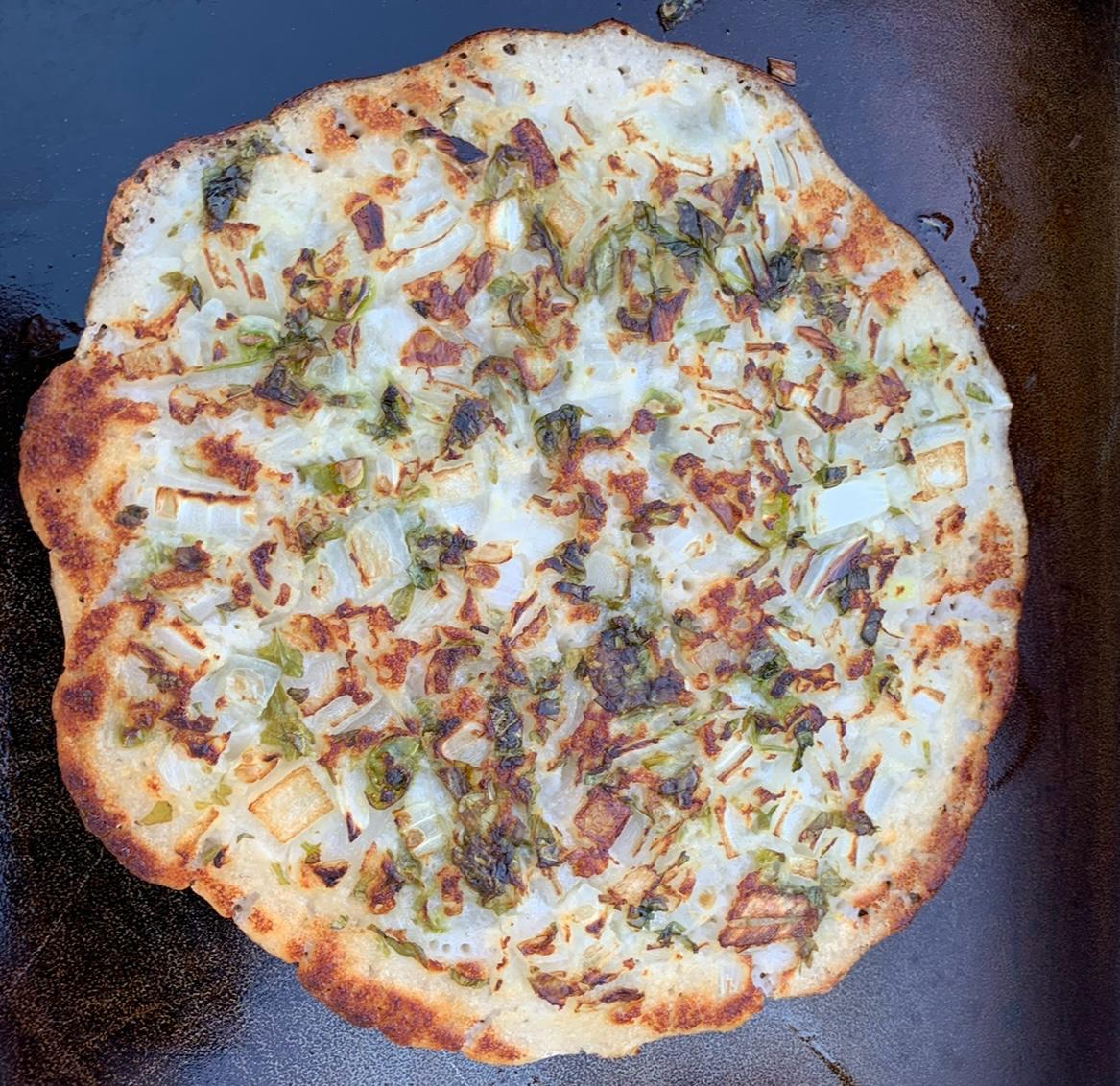 Vegan Onion Dosa.