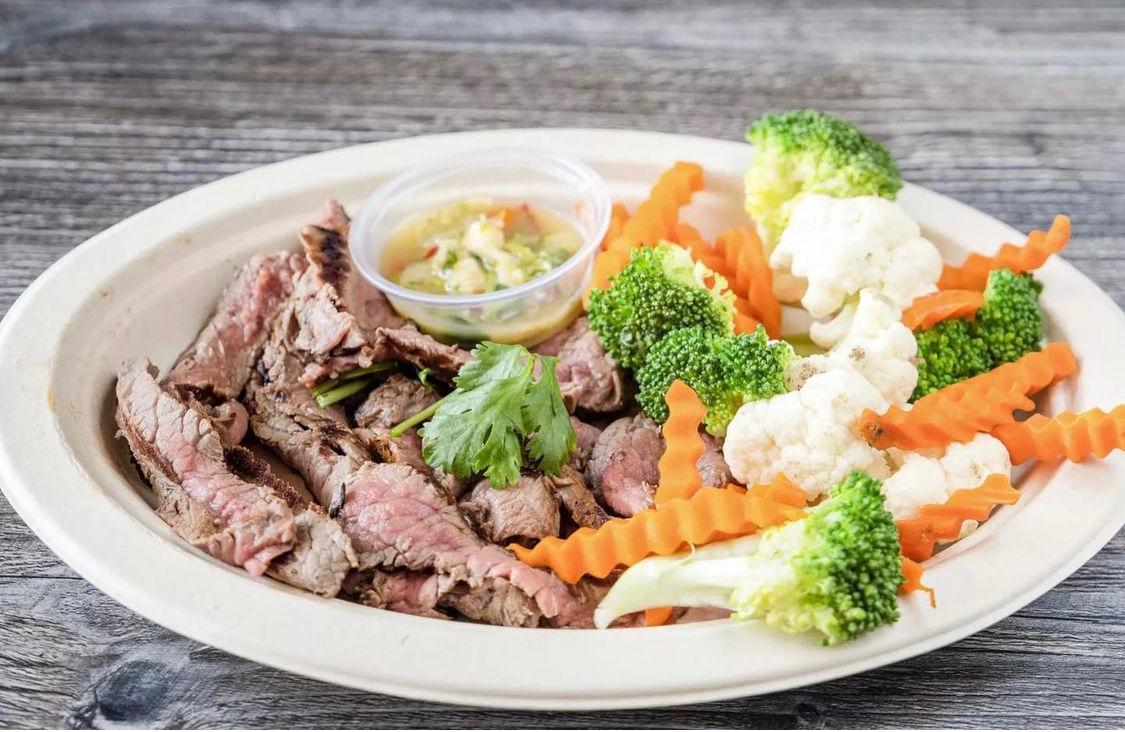 RIBEYE lemongrass GRILLED steak.