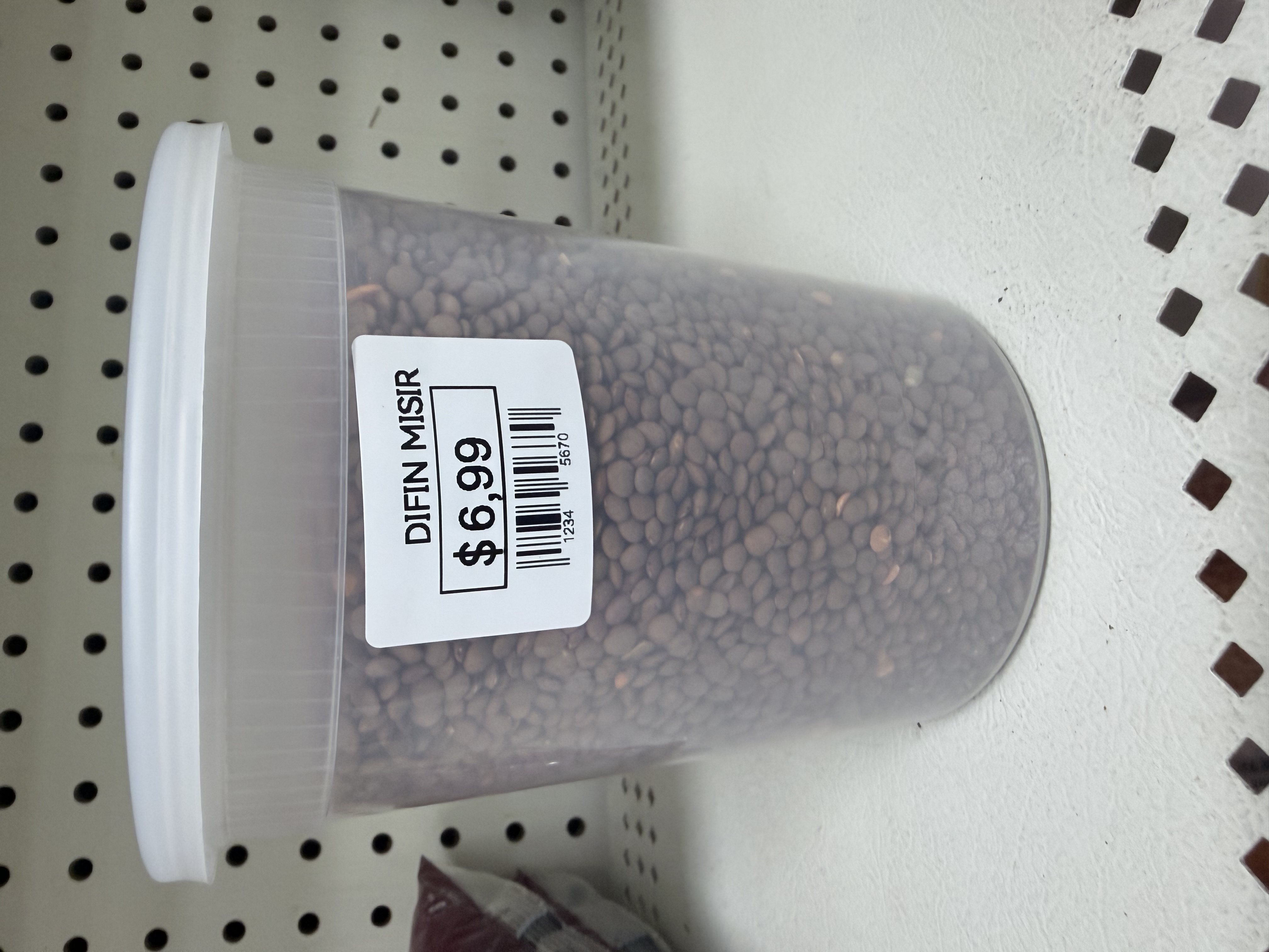 1. Defin Misir (Lentil).