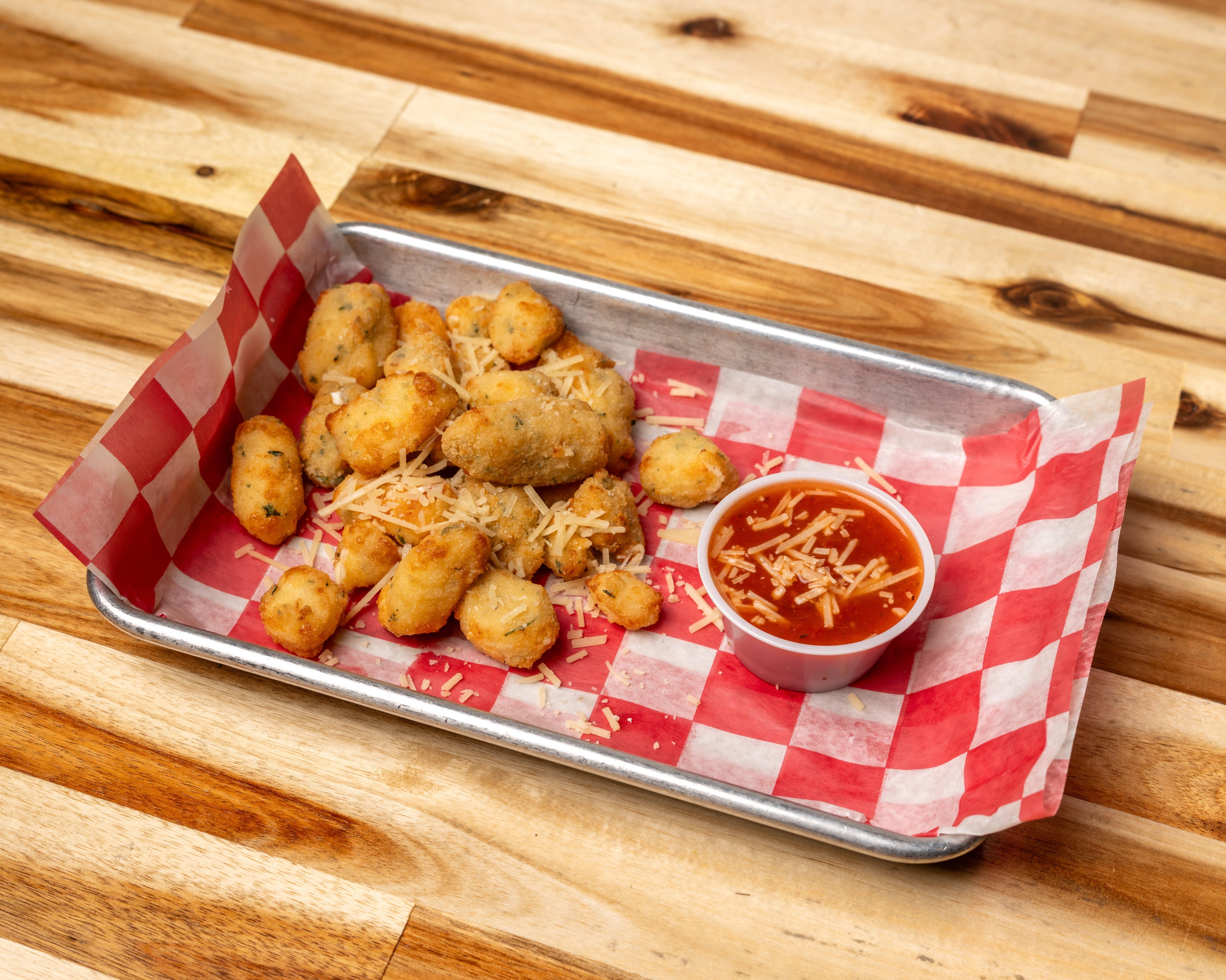 CHEESE CURDS.