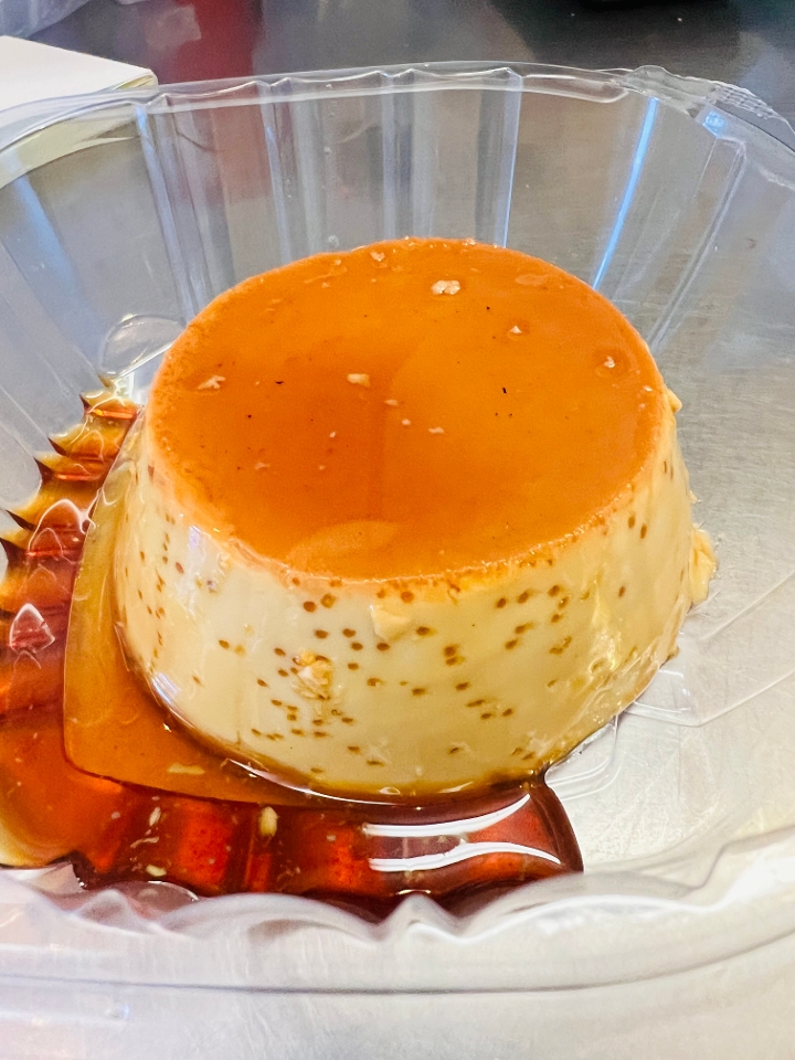 Homemade Flan Napolitano.