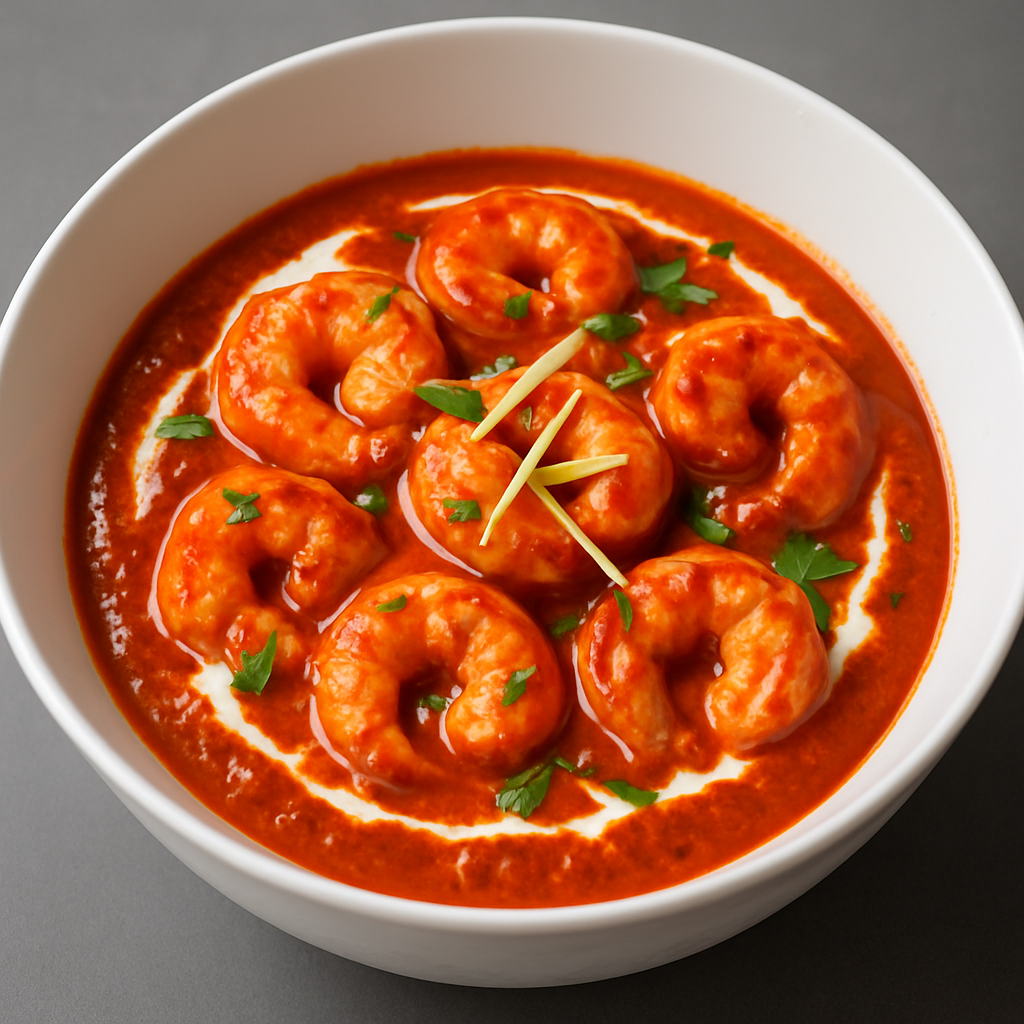 Shrimp Tikka Masala.