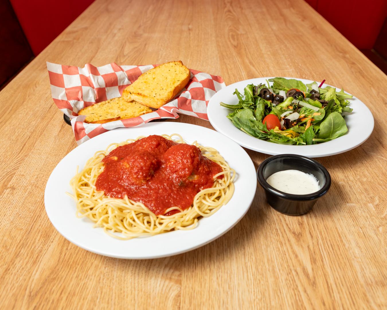 Spaghetti & Marinara.