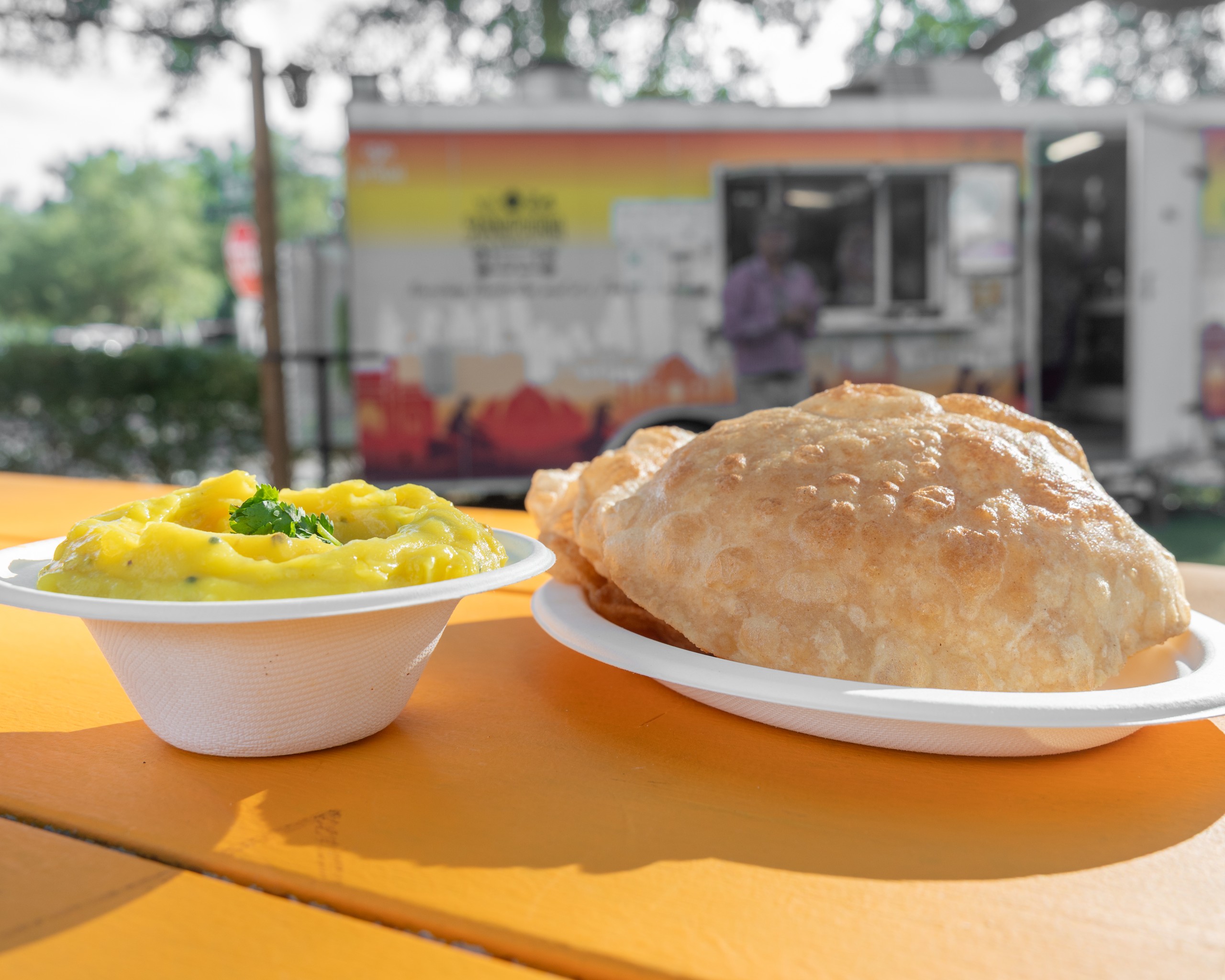 O - Poori w/ Keema.