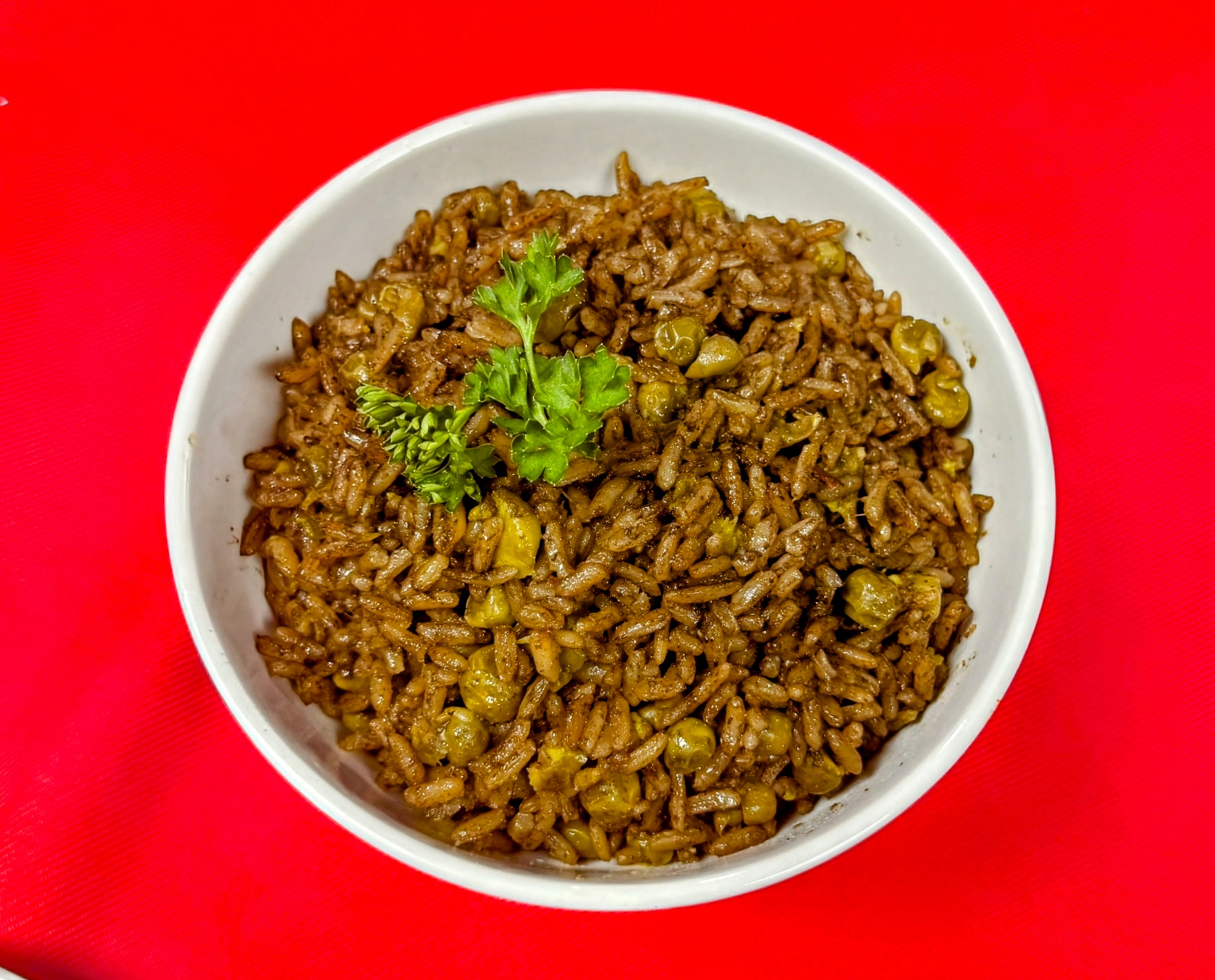 Diri djondjon (Black rice).