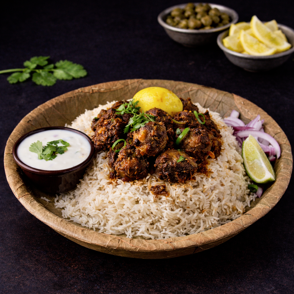 Chicken Fry Pulao.
