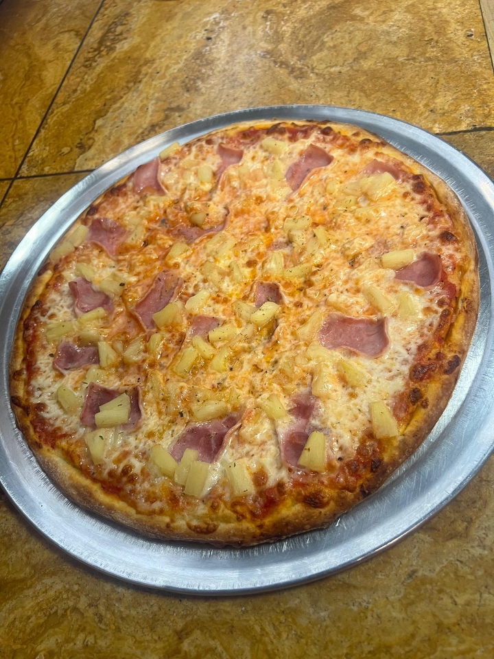 Hawaiian Gourmet Pizza.