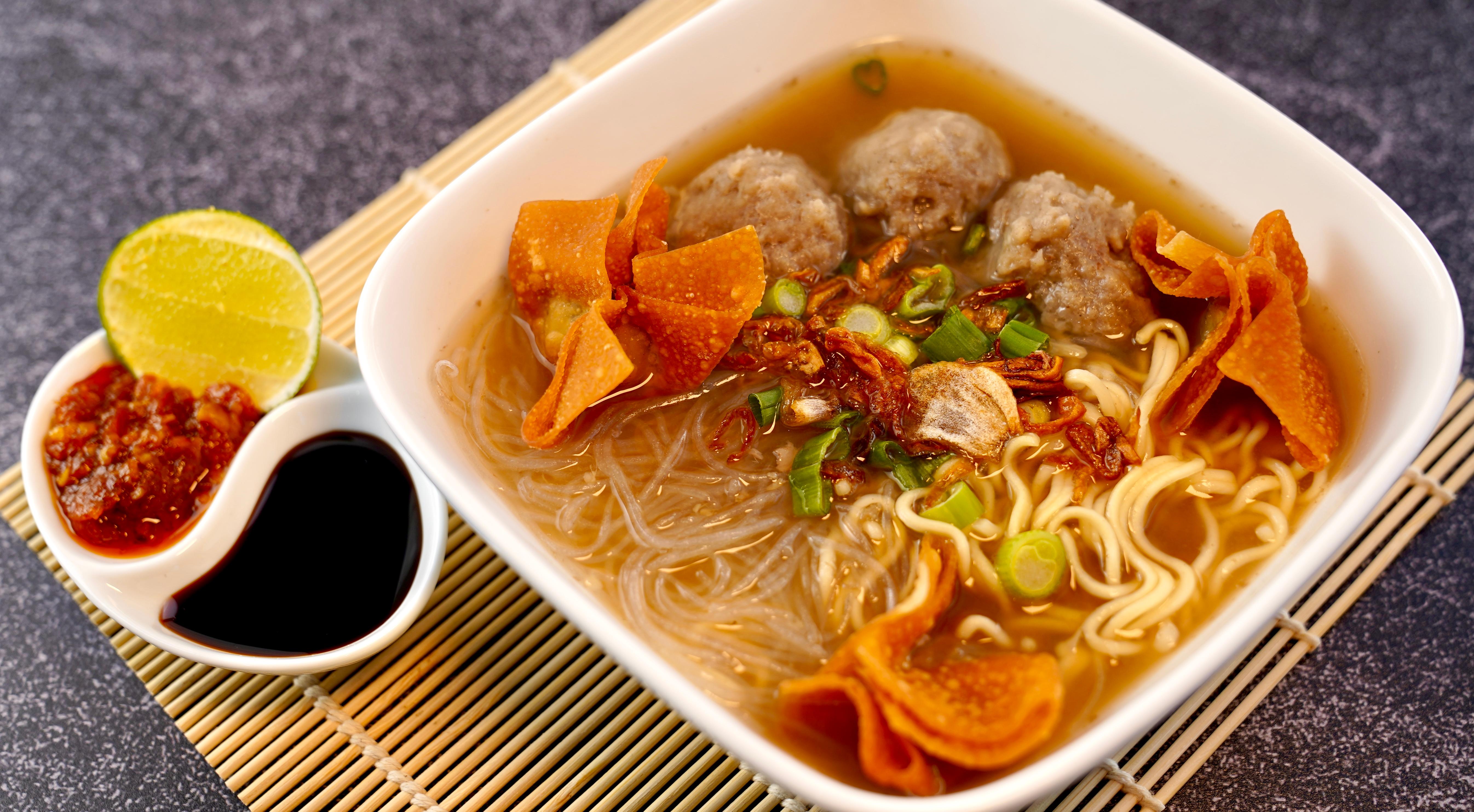 Street Food Meatball Soup.