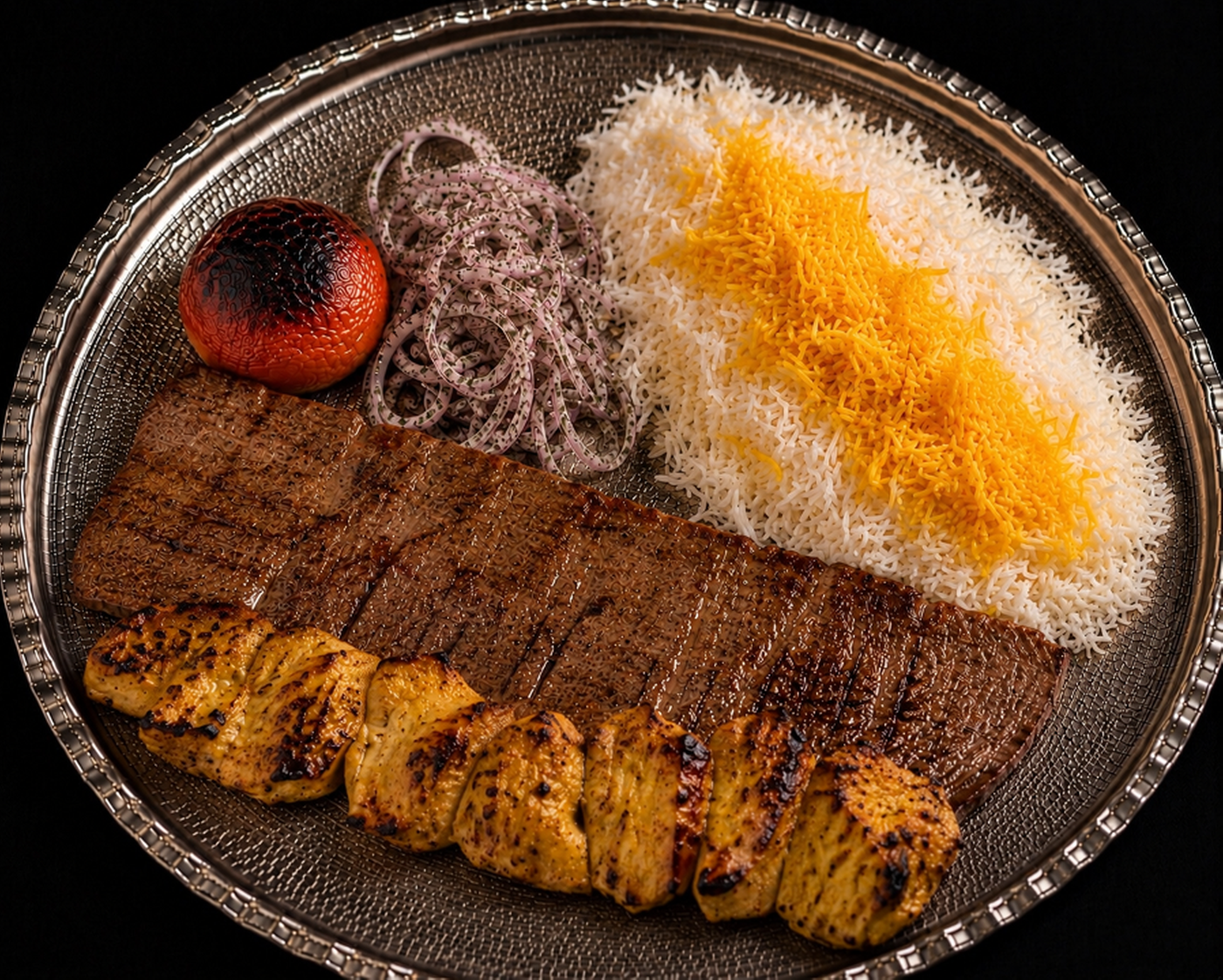 Chicken Soltani (Barg & Chicken).